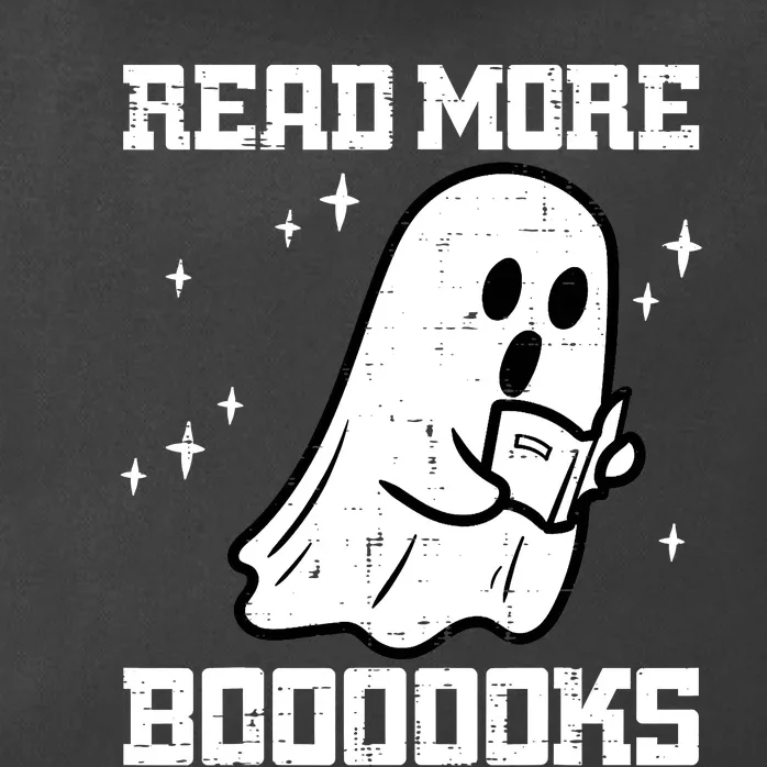 Cute Booooks Ghost Read More Books Funny Teacher Zip Tote Bag