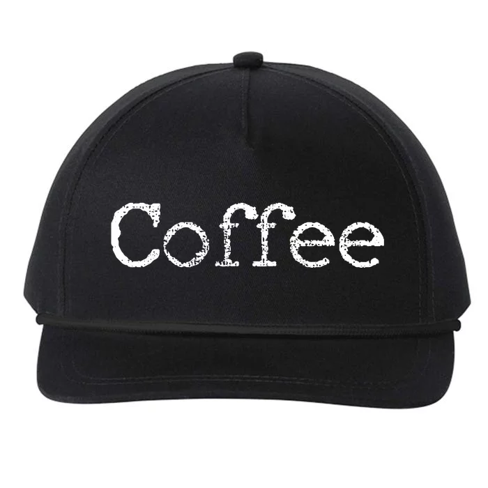 Coffee Barista Gift Snapback Five-Panel Rope Hat