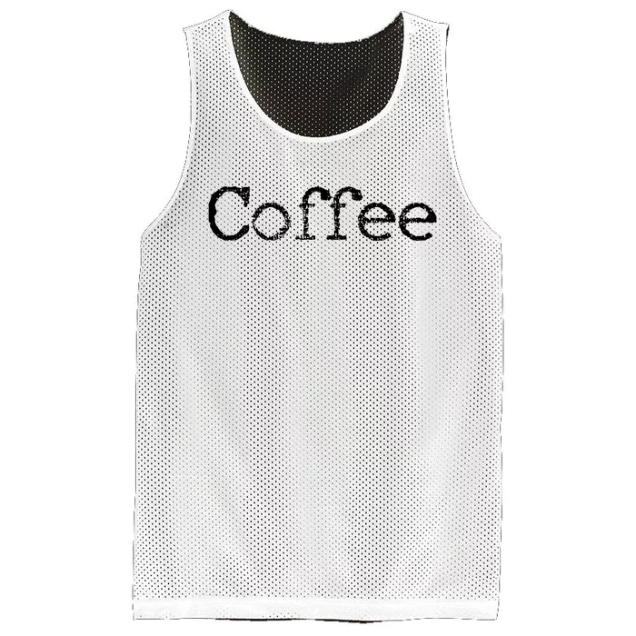 Coffee Barista Gift Mesh Reversible Basketball Jersey Tank