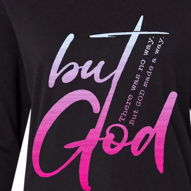 Christian But God Inspirational Gift John 316 Womens Cotton Relaxed Long Sleeve T-Shirt