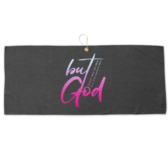 Christian But God Inspirational Gift John 316 Large Microfiber Waffle Golf Towel