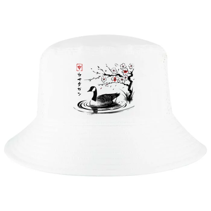 Canadian Branta Goose Kawaii Japanese Novelty Retro Goose Cool Comfort Performance Bucket Hat