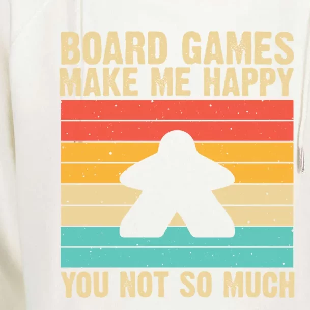 Cool Board Games Meeple Gaming Nerd Game Night Cool Gift Womens Funnel Neck Pullover Hood