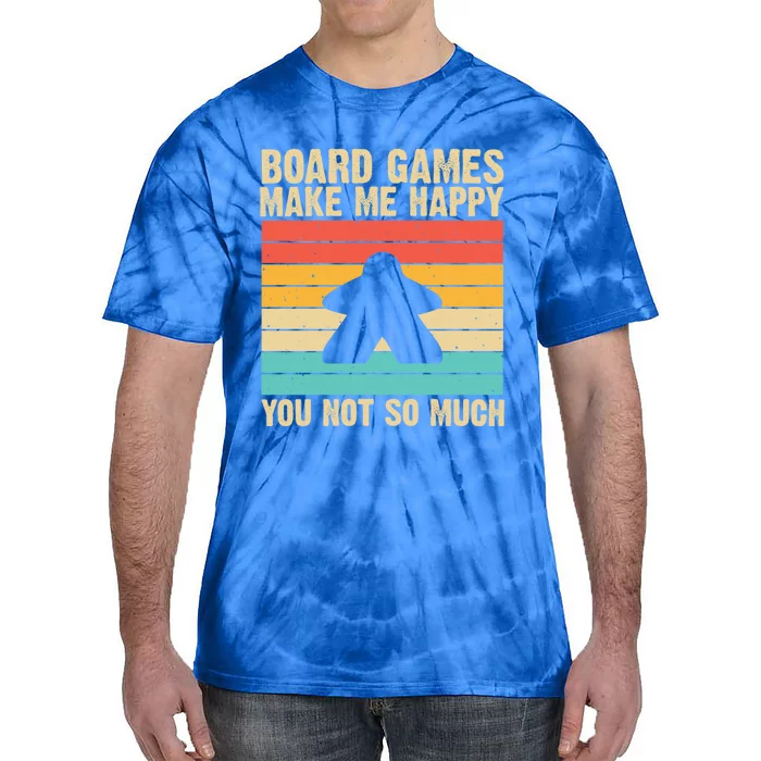 Cool Board Games Meeple Gaming Nerd Game Night Cool Gift Tie-Dye T-Shirt