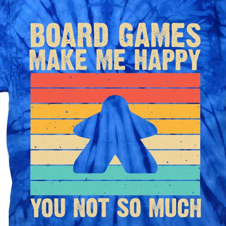 Cool Board Games Meeple Gaming Nerd Game Night Cool Gift Tie-Dye T-Shirt