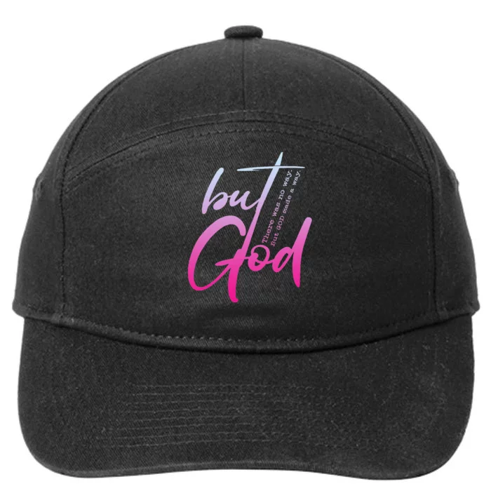 Christian But God Inspirational Gift John 316 7-Panel Snapback Hat