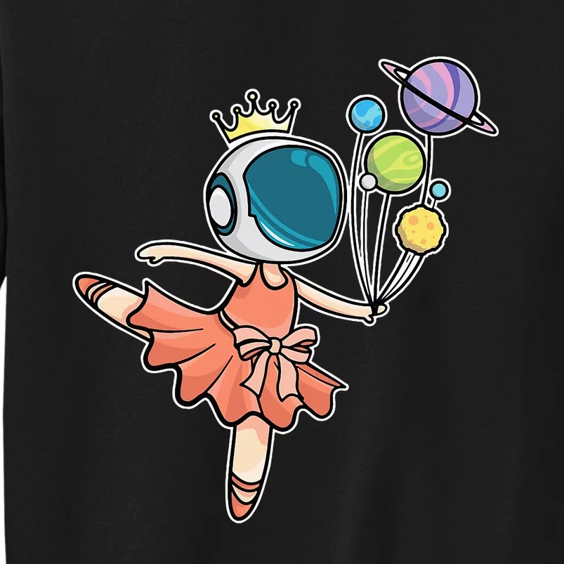 Cute Ballerina Girl Space Astronaut Sweatshirt