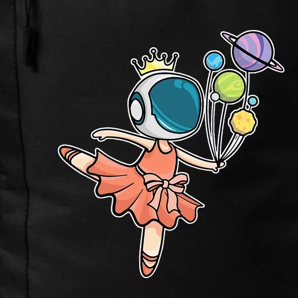 Cute Ballerina Girl Space Astronaut Daily Commute Backpack