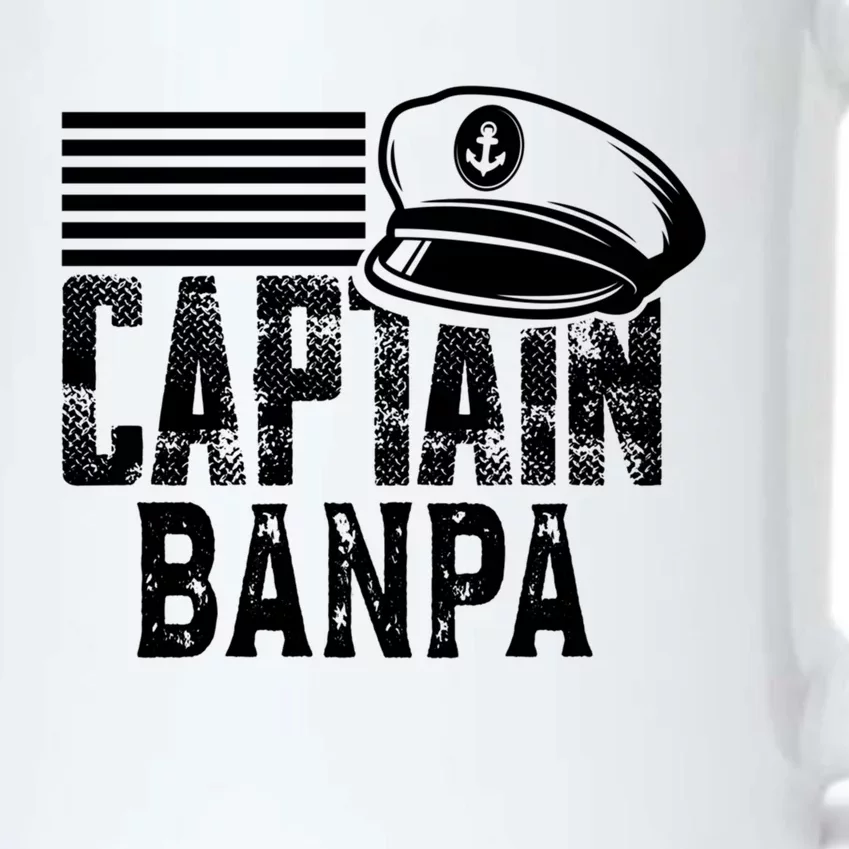 Captain Banpa Gift Sailing Captain Hat Boat Owner Boating Gift Black Color Changing Mug