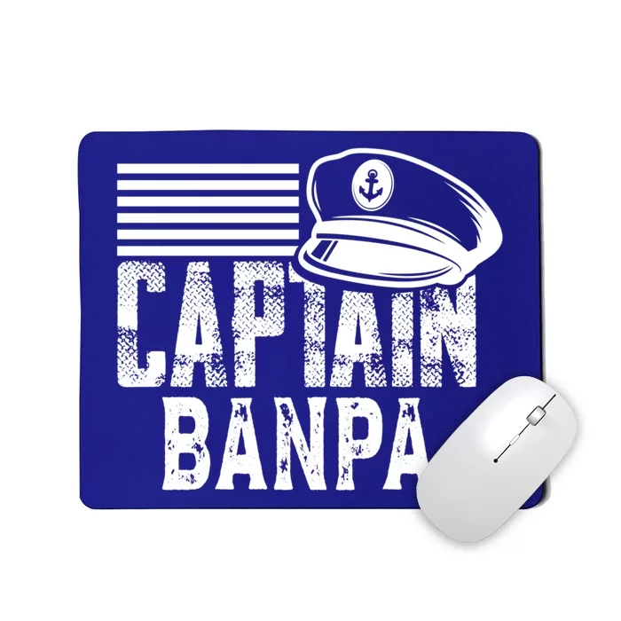 Captain Banpa Gift Sailing Captain Hat Boat Owner Boating Gift Mousepad