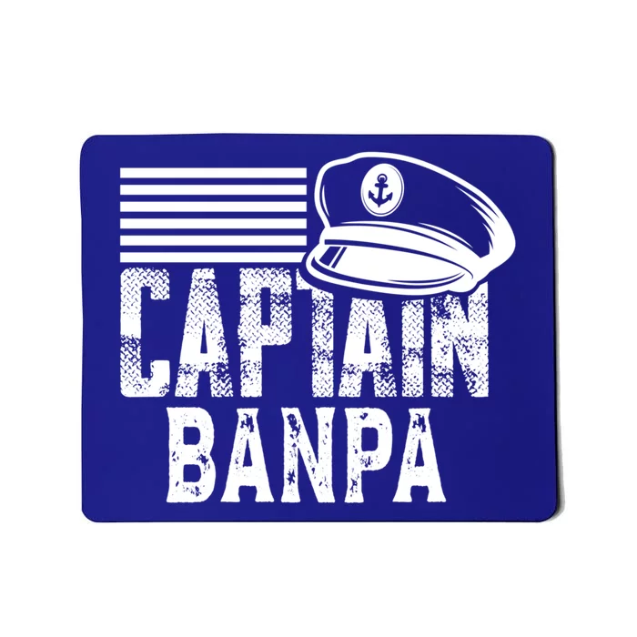 Captain Banpa Gift Sailing Captain Hat Boat Owner Boating Gift Mousepad