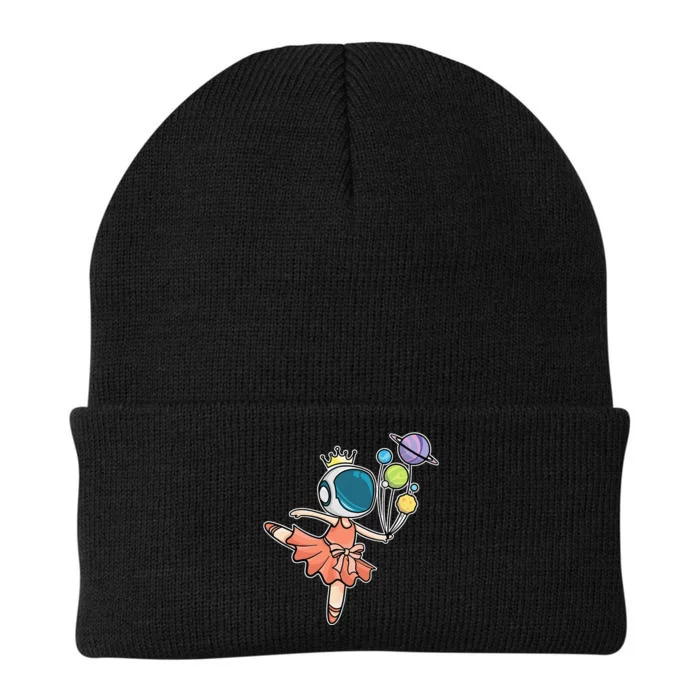 Cute Ballerina Girl Space Astronaut Knit Cap Winter Beanie