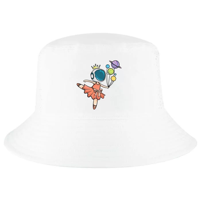 Cute Ballerina Girl Space Astronaut Cool Comfort Performance Bucket Hat