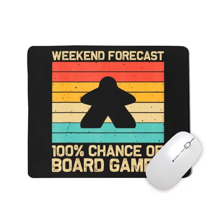 Cool Board Games For Meeple Gaming Nerd Game Night Mousepad