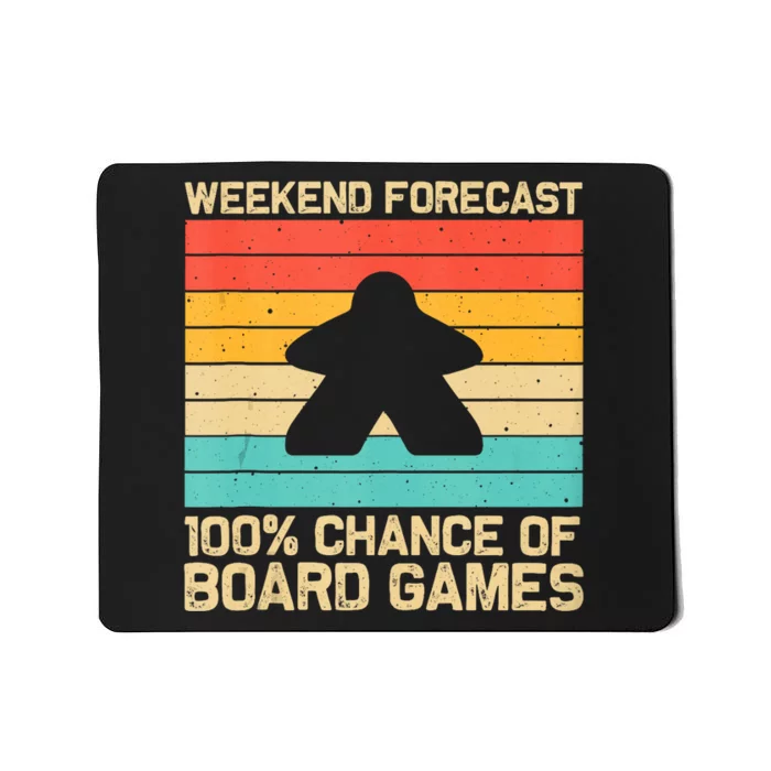 Cool Board Games For Meeple Gaming Nerd Game Night Mousepad