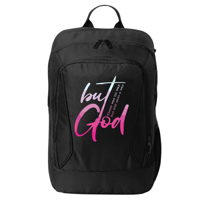 Christian But God Inspirational Gift John City Backpack