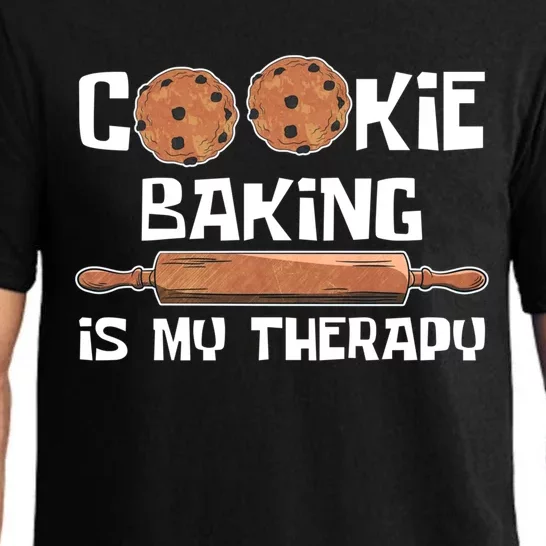 Cookie Baking Great Gift Cookie Baking Is My Therapy Gift Pajama Set