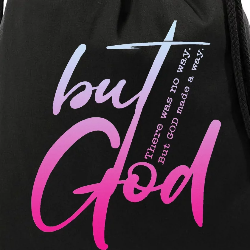 Christian But God Inspirational Gift John 316 Drawstring Bag