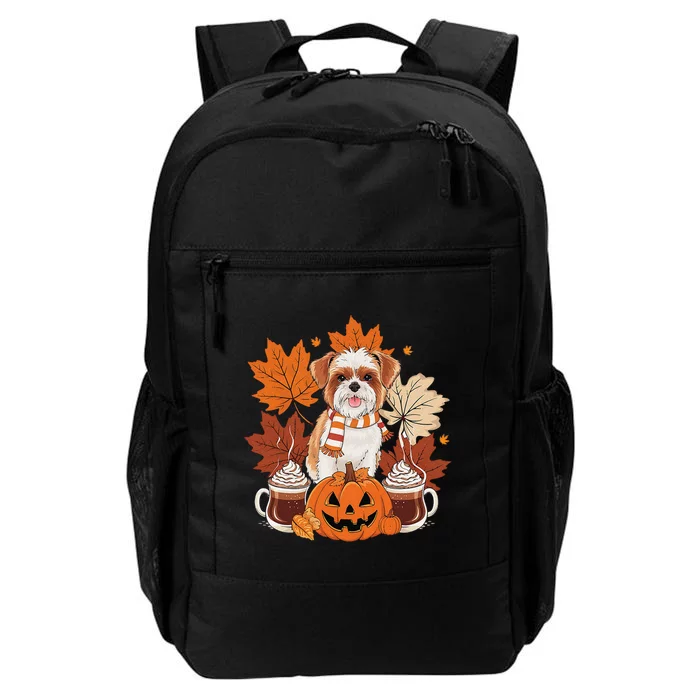 Cute Brussels Griffon Dog Cozy Scarf Autumn Halloween Coffee Daily Commute Backpack