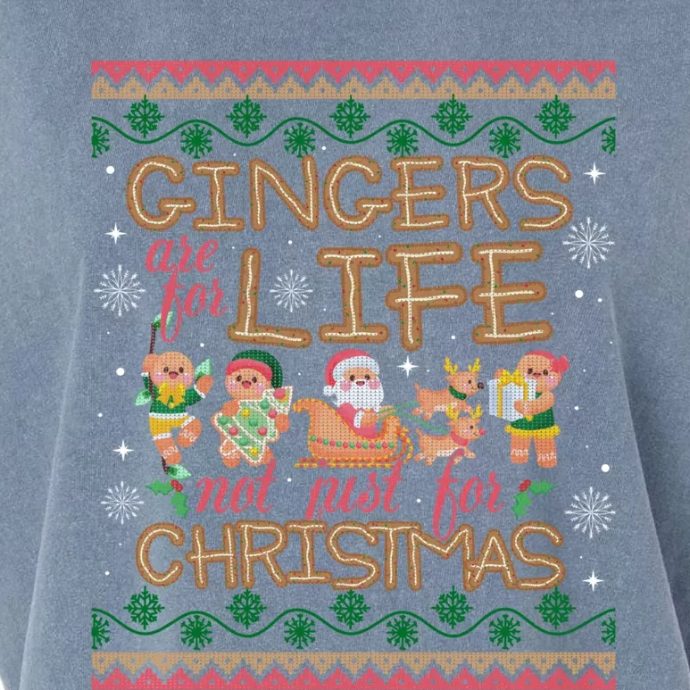 Cute Baking Gift Gingers Are For Life Not Just For Christmas Gift Garment-Dyed Women's Muscle Tee