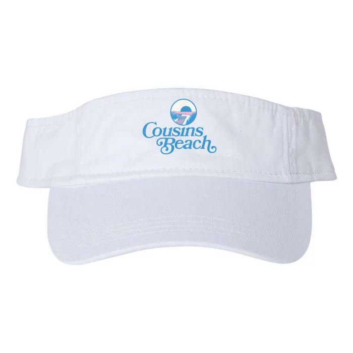 Cousins Beach Graphic White Valucap Bio-Washed Visor