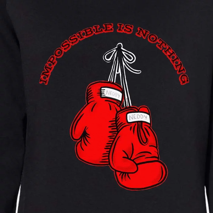 Champion Boxing Gym Training Funny Sport Lover Womens California Wash Sweatshirt