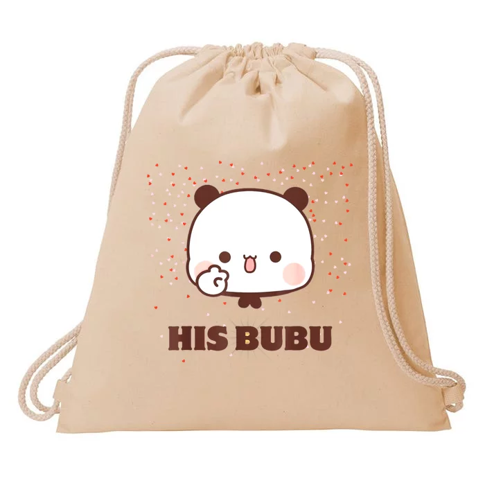 Cheerful Bubu Greeting His Bubu And Dudu Drawstring Bag