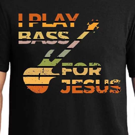 Christian Bass Guitar I Play For Bass For Jesus Pajama Set