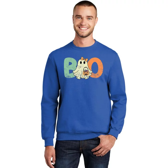 Cute Boo Ghost Halloween Costume Sweatshirt