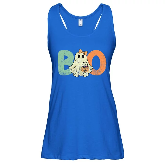 Cute Boo Ghost Halloween Costume Ladies Essential Flowy Tank