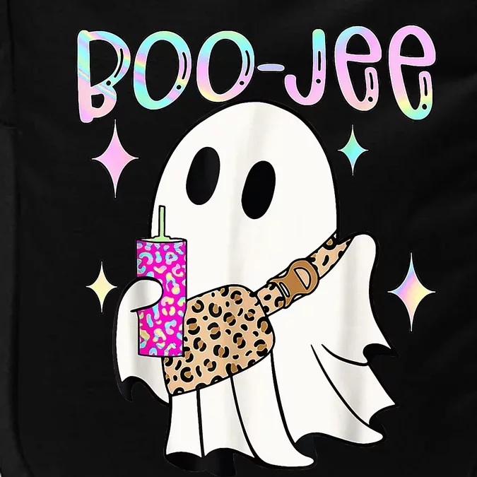 Cute Boo Ghost Spooky Funny Halloween Costume Boujee Boo Jee Impact Tech Backpack