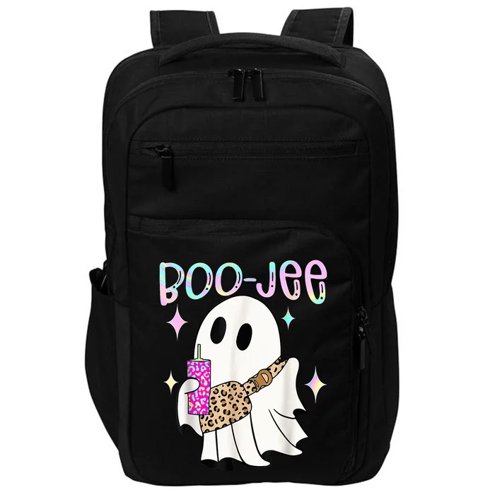 Cute Boo Ghost Spooky Funny Halloween Costume Boujee Boo Jee Impact Tech Backpack