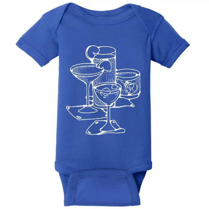 Cocktails Bartender Gift Baby Bodysuit