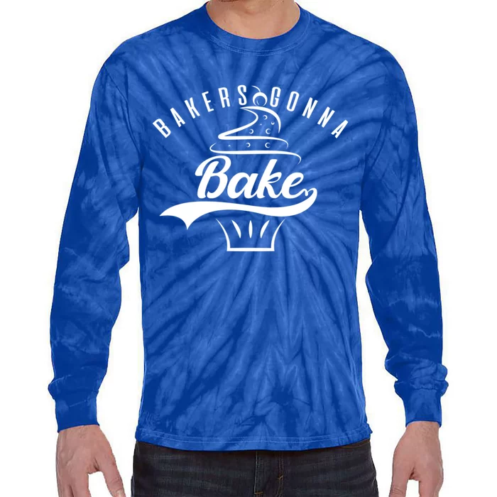 Cupcake Bakers Gonna Bake Gift Tie-Dye Long Sleeve Shirt