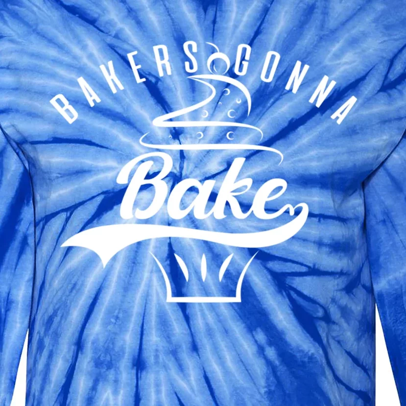 Cupcake Bakers Gonna Bake Gift Tie-Dye Long Sleeve Shirt