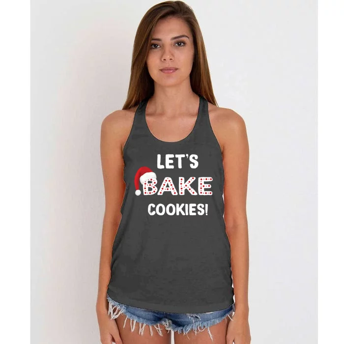 Christmas Baking Gift Cookie Crew Baking Gift Women's Knotted Racerback Tank