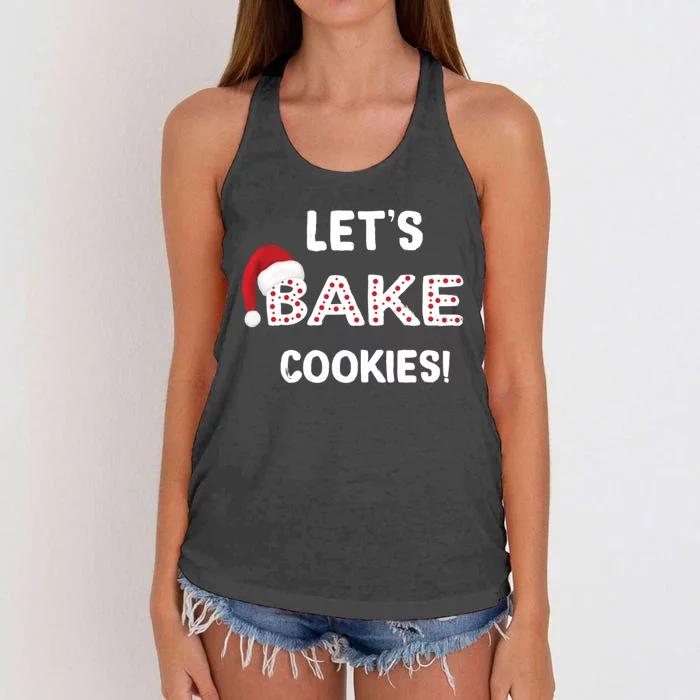 Christmas Baking Gift Cookie Crew Baking Gift Women's Knotted Racerback Tank