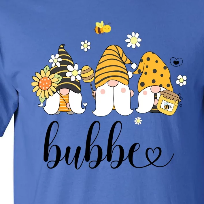 Cute Bubbe Gnomes With Bees And Sunflower Country Style Gift Tall T-Shirt