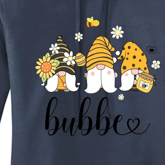 Cute Bubbe Gnomes With Bees And Sunflower Country Style Gift Women's Pullover Hoodie