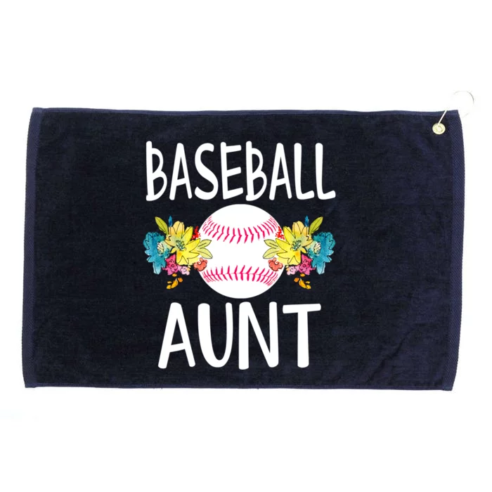 Cute Baseball Game Team Player Aunt Auntie Nephew Ball Cool Gift Grommeted Golf Towel