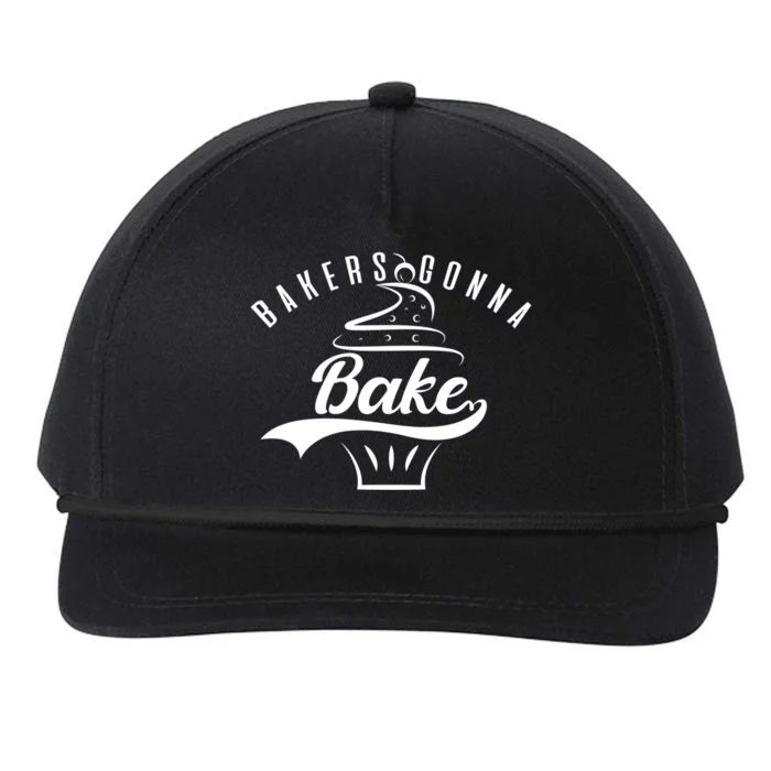 Cupcake Bakers Gonna Bake Gift Snapback Five-Panel Rope Hat