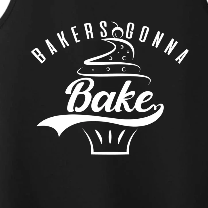 Cupcake Bakers Gonna Bake Gift Performance Tank