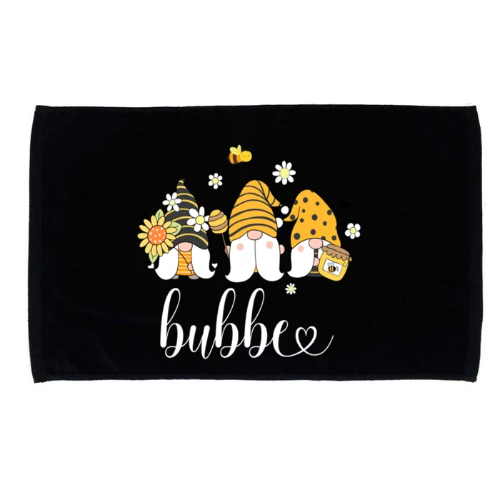 Cute Bubbe Gnomes With Bees And Sunflower Country Style Gift Microfiber Hand Towel