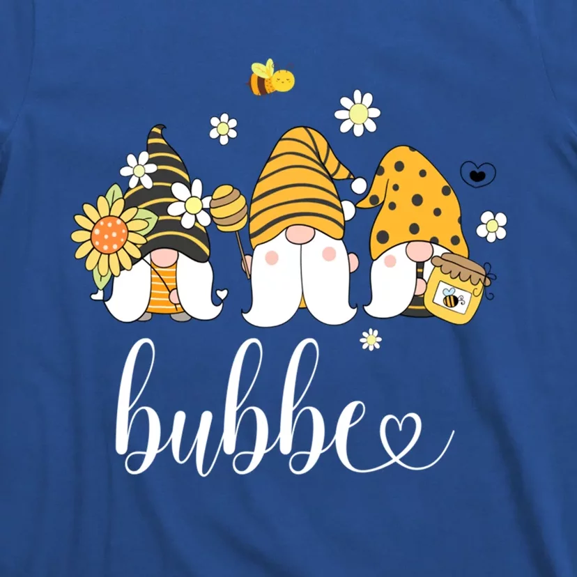 Cute Bubbe Gnomes With Bees And Sunflower Country Style Gift T-Shirt