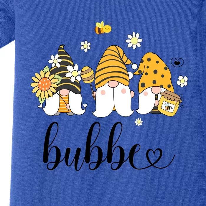 Cute Bubbe Gnomes With Bees And Sunflower Country Style Meaningful Gift Baby Bodysuit