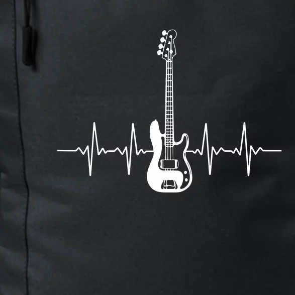 Cool Bass Guitar Heartbeat Design For Bass Player Men Women Daily Commute Backpack