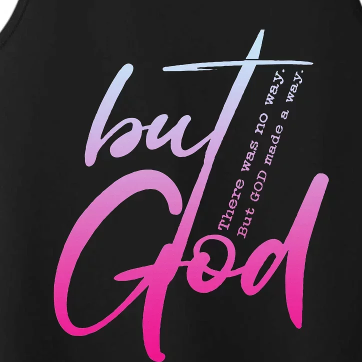 Christian But God Inspirational Gift John 316 Performance Tank