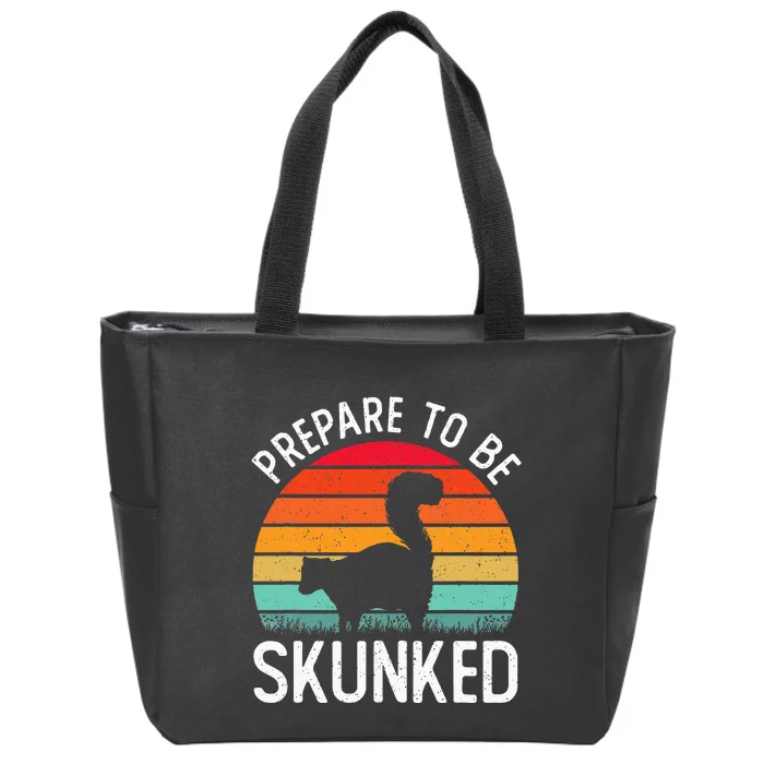 Cribbage Board Game Lover Prepare To Be Skunked Zip Tote Bag