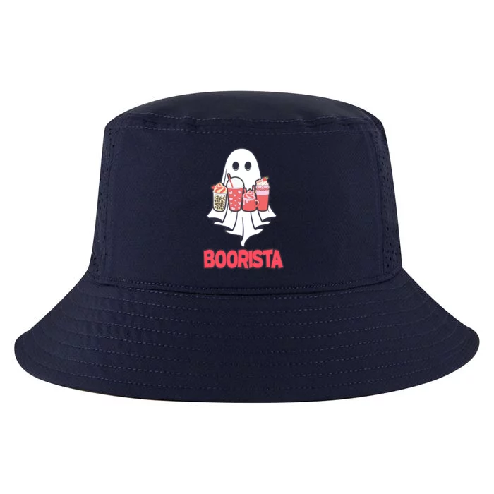 Coffee Boorista Ghost Halloween Barista Cool Comfort Performance Bucket Hat