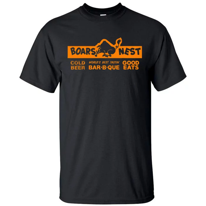 Cold Beer Good Eat Boars Nest Tall T-Shirt